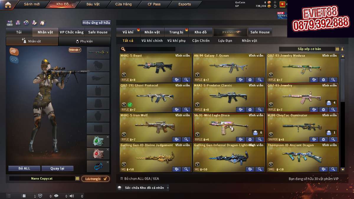shop acc cf uy tin gia re